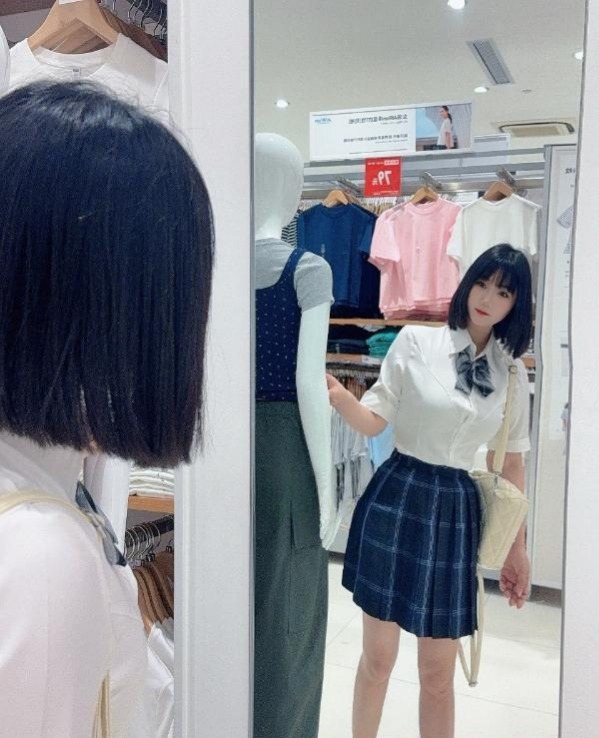 图片[2]-呆萌短发清纯妹子-51约啪