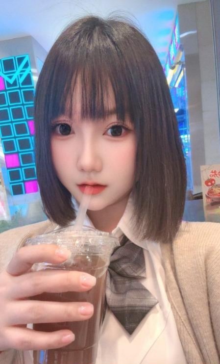 图片[3]-呆萌短发清纯妹子-51约啪